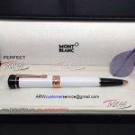 Perfect Replica Mont blanc Writers Limited Edition Montblanc Ballpoint Pen - Montblanc White&Rose Gold Pen